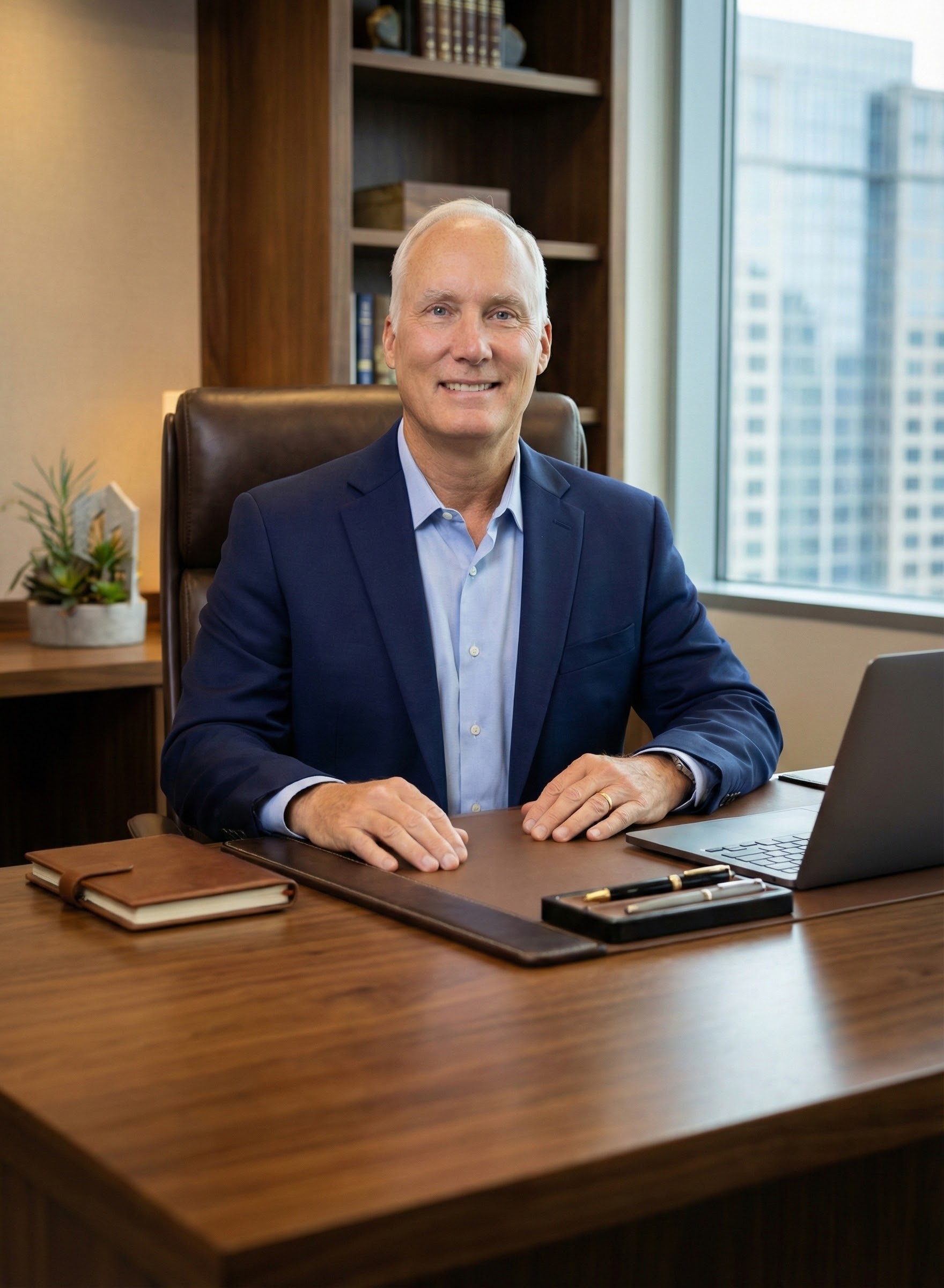 Bill Gerard at his desk